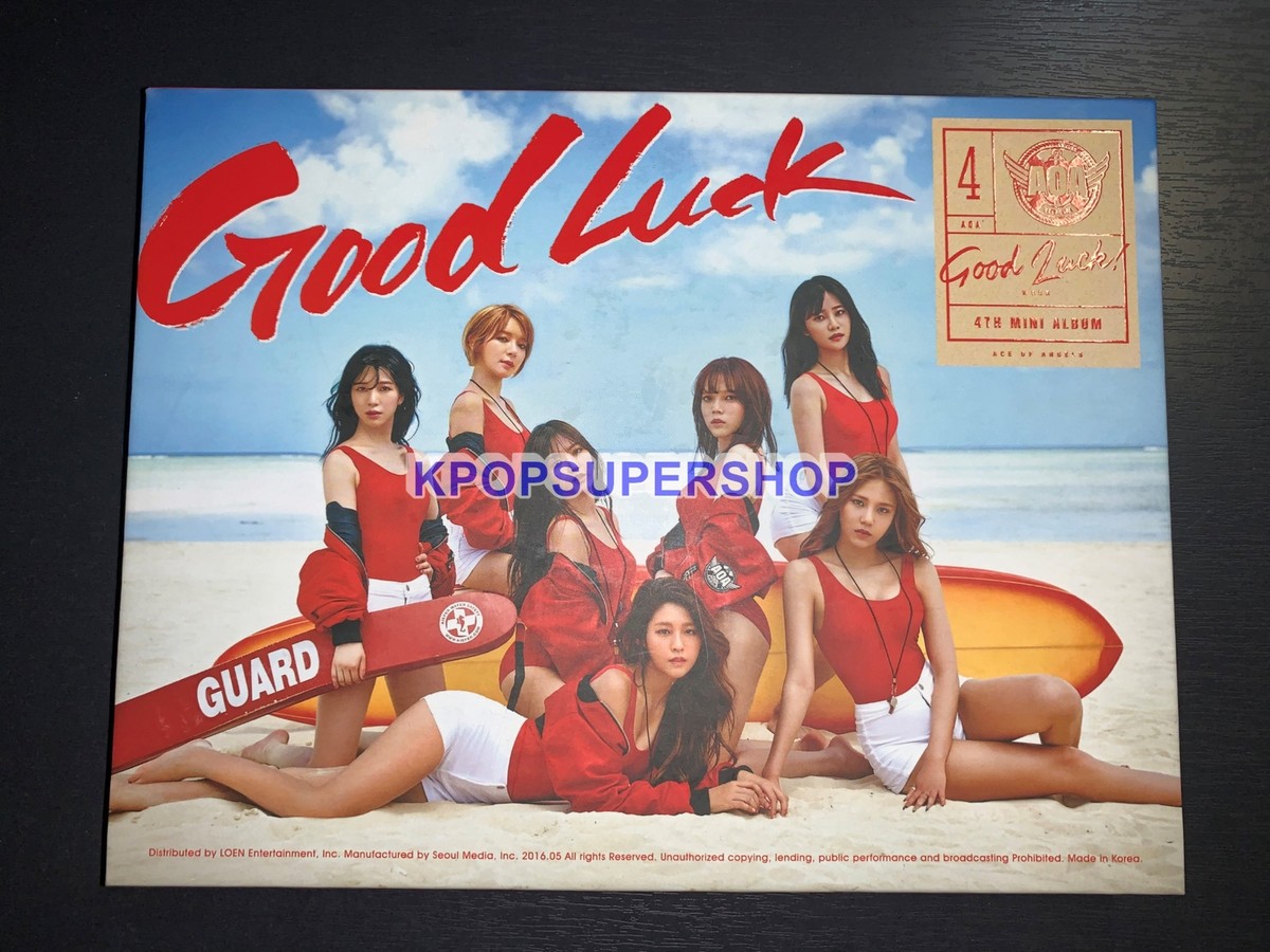 AOA 4th Mini Album Good Luck Week Ver. CD Great Mina Photocard