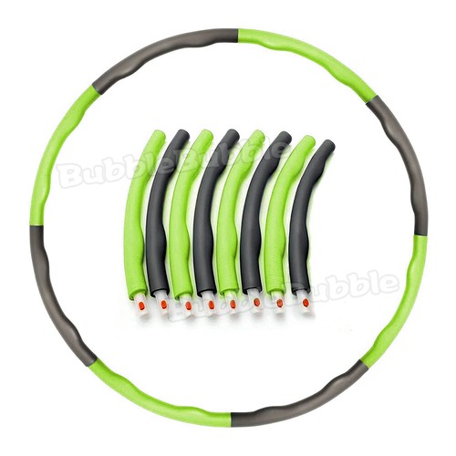 100cm Fitness Hula Hoop Body Massage Waist Slim Exercise Hoola Hoops Foam Padded - Picture 11 of 11