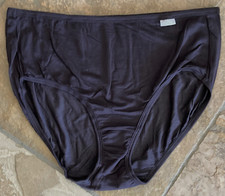Jockey 6/Medium Black Super Soft Elance Hi Cut Modal Blend Panty NWOT