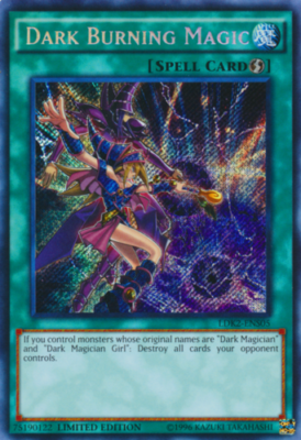 #ad #ad *** DARK BURNING MAGIC *** SECRET RARE LDK2 ENS05 MINT NM YUGIOH $1.95