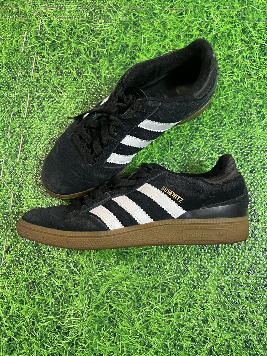 Adidas Busenitz Black/White/Metallic Gold Skateboard Shoes G48060