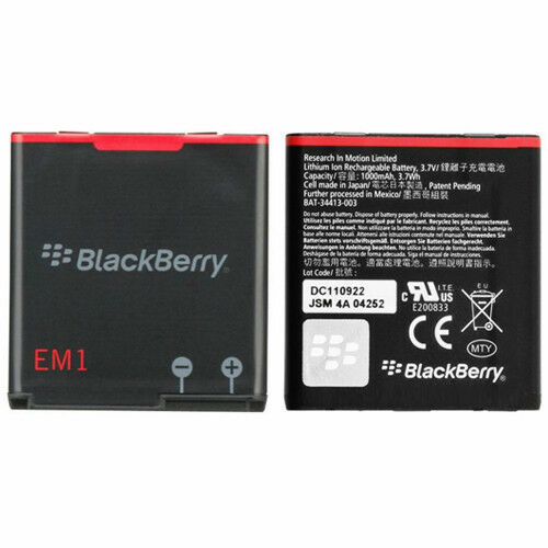 EM1 NEW Replacement Battery for Blackberry Curve 9350 9360 9370 BAT-34413- 003 | UK