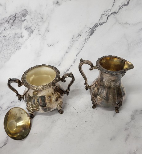 Countess Silverplate 4-Piece Tea Set With Tray - Picture 7 of 9