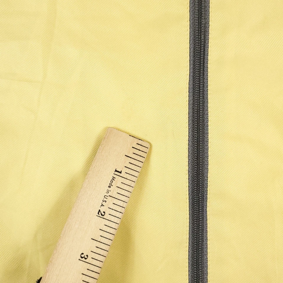 Reebok Jacket Womens Size Medium Yellow Full Zip Up Windbreaker Ladies * - Image 4 of 4