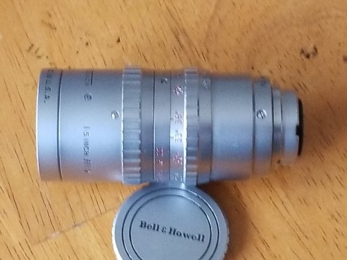 Lente Bell & Howell Taylor Hobson 1,5 pulgadas f/1,9 no 546322 montaje en D para cámara - Imagen 6 de 7
