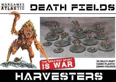HARVESTERS - ALIENS BUGS - WARGAMES ATLANTIC - DEATH FIELDS