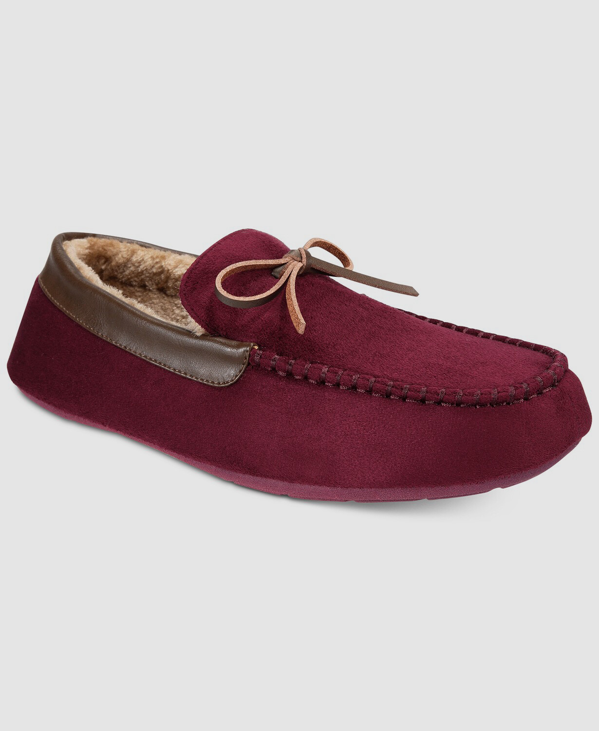$96 Club Room Mens Purple Moccasin 