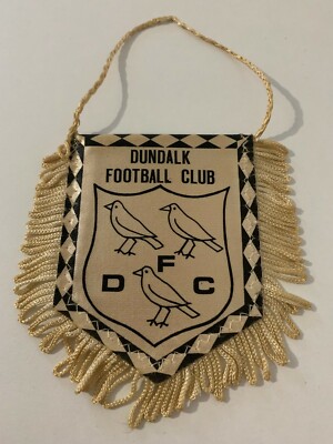 Fanion Vintage DFC Dundalk FC - Football Club étranger - Banderin Pennant Wimpel