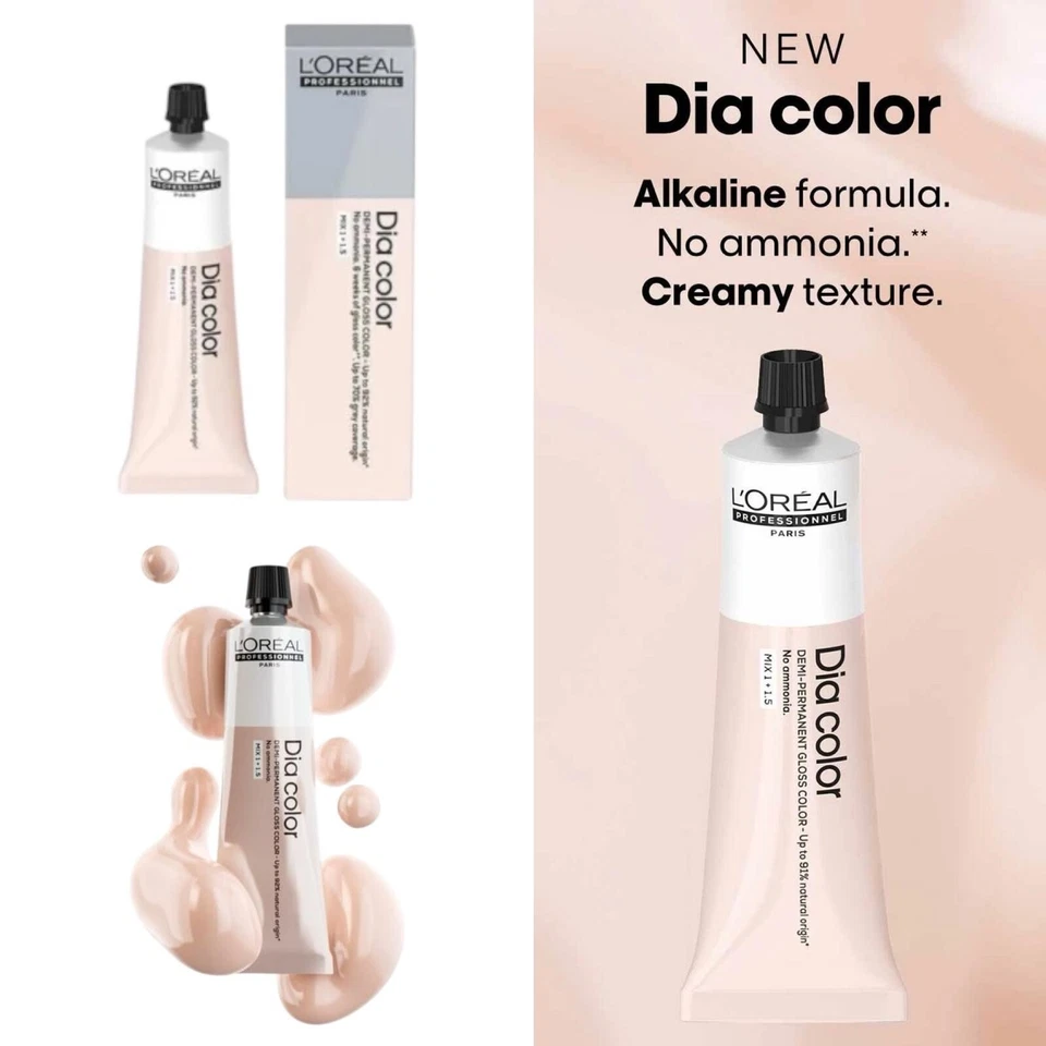 LOREAL L'OREAL Dia Color Demi-Permanent Hair Colour-Ammonia Free-60ml