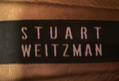 Zapatos de salón para mujer 7 1/2 Stuart Weitzman negros gamuza - Imagen 9 de 12