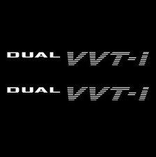 Dual Vvti Vinyl Decals Vvt-i Stickers Fits Corolla Yaris Scion Gt86 - Fast Ship