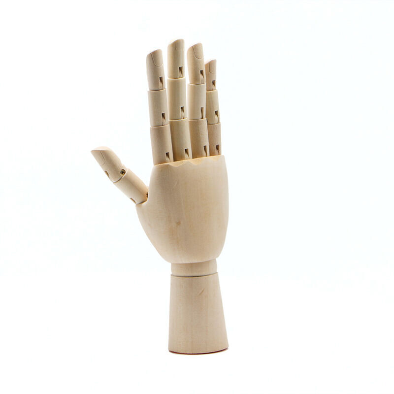7/10/12* Wooden Hand Drawing Mannequin Hand Movable Limbs Human Artist