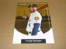 2019 Bowman Sterling RETROSPECT JUMBO GOLD 5 X 7 08/10 GEORGE SPRINGER ASTROS