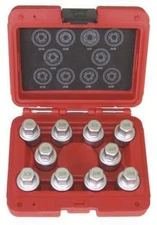 Lock Technology 4181 Mercedes Benz "C" 10 Piece Wheel Master Key Set