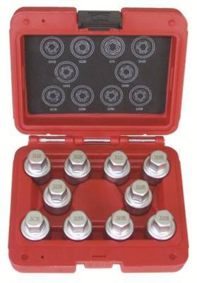 Lock Technology 4181 Mercedes Benz ''C'' 10 Piece Wheel Master Key Set