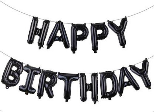 Happy Birthday Luftballons Banner Folie Papier Aufblasbar Wiederverwendbar Party Deko - Bild 13 von 30