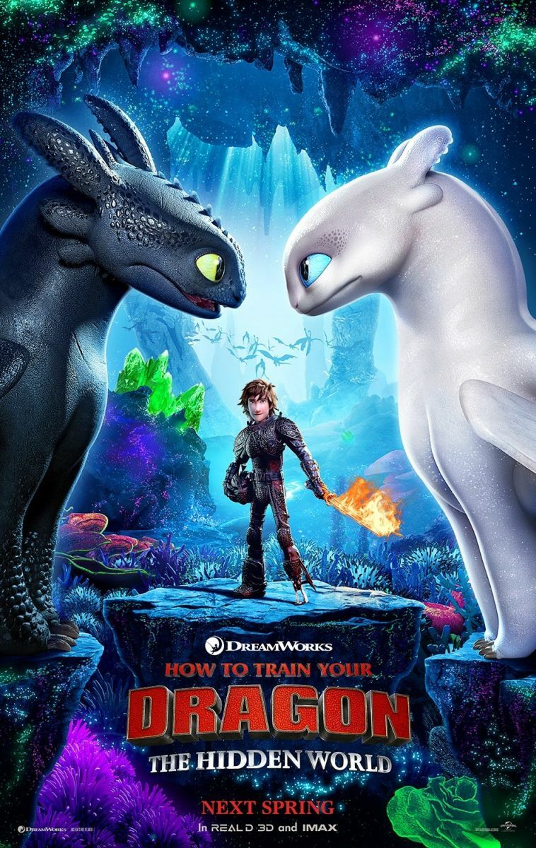 How To Train Your Dragon Hidden World original movie poster 27x40
