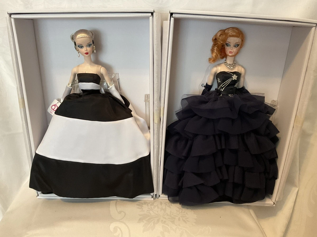 Barbie Midnight Glamour and Black White Forever Silkstone Barbie