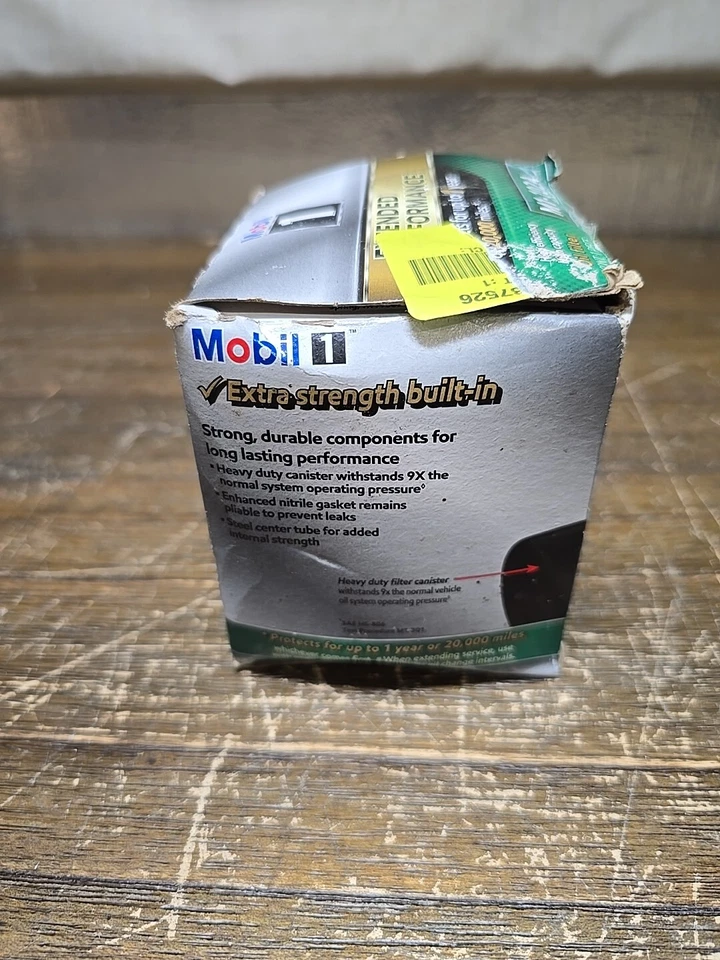 Filtro de aceite Mobil 1 M1-102A rendimiento extendido alta eficiencia alta capacidad Foto 3 de 4