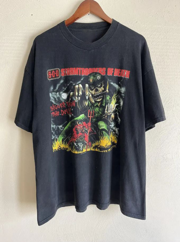 S.O.D Stormtroopers Of Death Bigger Than The Devil Shirt Unisex