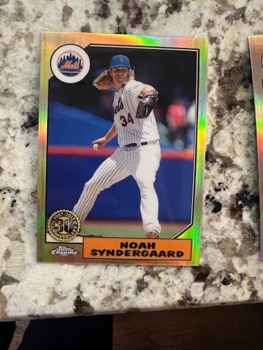 2017 TOPPS CHROME 1987 35th ANNIVERSARY INSERT CARD #s 87T1-87T25 PICK YOUR CARD - Picture 5 of 13