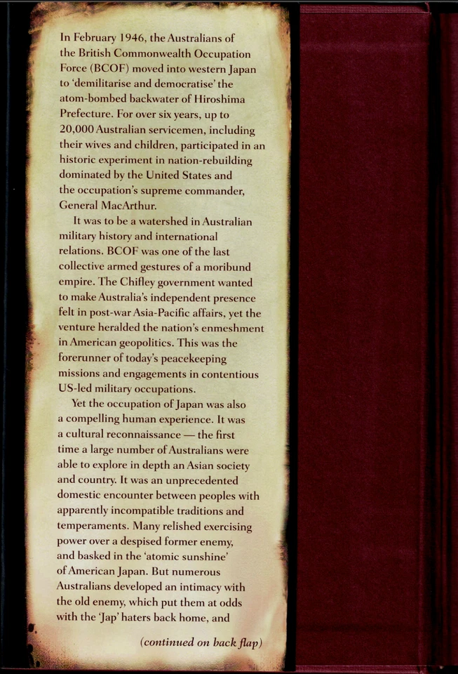 Travels in Atomic Sunshine - Australia & Occupation of Japan ; by Robin Gerster - Image 3 of 4