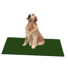  Artificial Grass Door Mat - for Entryway Indoor/Outdoor Green Turf Rug, 