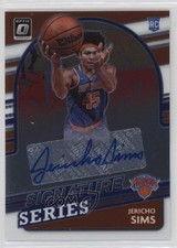2021-22 Panini Donruss Optic Signature Series Jericho Sims #SS-JSM Auto 18ar