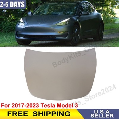 Front Hood Panel Aluminum For 2017-2023 Tesla Model 3 1081390E0C TA1230100