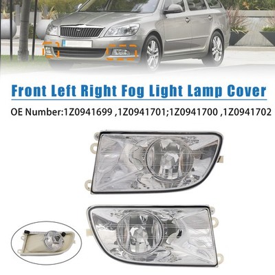 Front Fog Light Lamp Cover 1Z0941701 1Z0941702 Für Skoda Octavia II 04-08 H