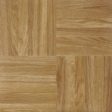 Nexus Adhesive 12-Inch Vinyl Floor Tiles, 20 Tiles - 12" x 12", Oak Parquet P...