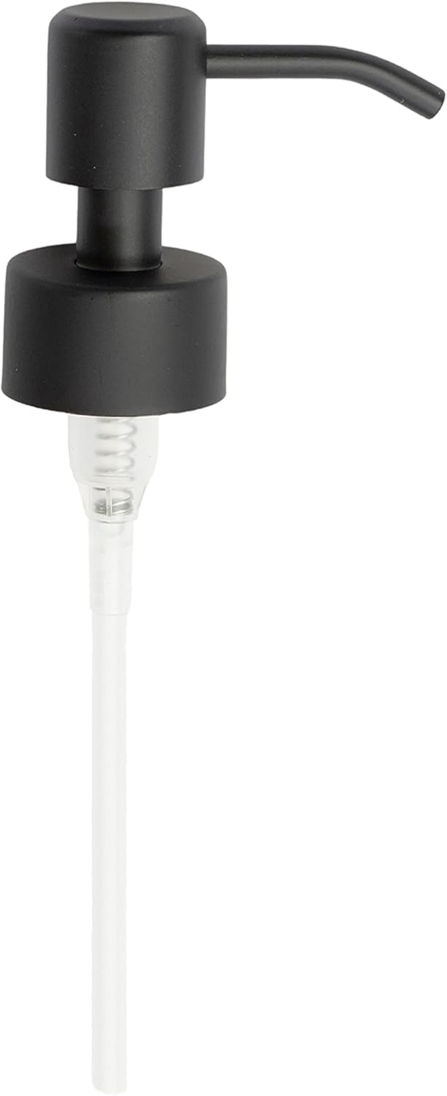Soap Dispenser Pump Replacement Head Black Spare Stainless Steel 28Mm Brushed Fi