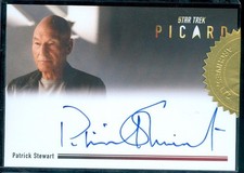 Picard Season 2 & 3 (  A 20 ) Patrick Stewart as Captain Picard Autograph Card