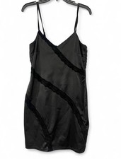 Urban Outfitters Black Women’s Slip Dress With Lace Details Size S