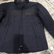 Tommy Hilfiger Boys L Winter Coat Side And Back Pocket Navy