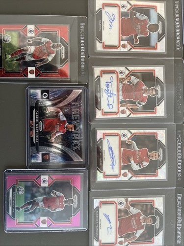 🔥2022-23 Panini Prizm Premier League Arsenal Lot 4xAuto Adams Gabriel Wilshere - Bild 2 von 4