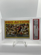 1972 Topps Football In Action #338 Steve Spurrier San Francisco 49ers PSA 9 (OC)