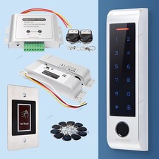 HOMSECUR Weatherproof WIFI Fingerprint RFID Access Control Set Lock APP Unlock