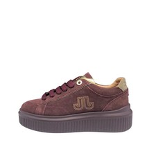 JANET & JANET Sneakers J402 SCARPE CASUAL DONNA IN PELLE Bordò Glam