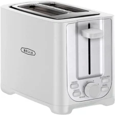 2 Slice Toaster with Auto Shut off - Extra Wide Slots & Removable Crumb Tray and