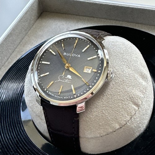 Bulova 96B345 Frank Sinatra "Best Is Yet To Come" Automatic Watch Box & Tags - Picture 8 of 24