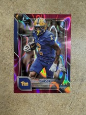 2025 Bowman University Chrome - Kenny Johnson #87 Pink Lava Refractor (RC)
