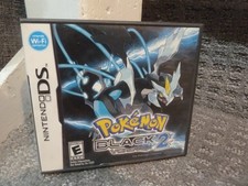 Pokemon Black Version 2 Nintendo DS Case and Manuals ONLY Authentic NO GAME 