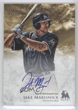 2013 Bowman Inception Prospect Auto Gold 92/99 Jake Marisnick #PA-JM Auto 2x6