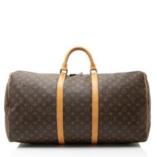 Louis Vuitton Vintage Monogram Canvas Keepall 60 Duffle