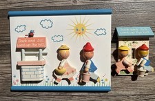 Vintage Jack And Jill Nursery Decor Wall Hang And Light Switch Cover