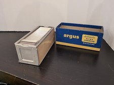 Vtg ARGUS Auto Slide Changer Trays Mag Italy And Army Slides