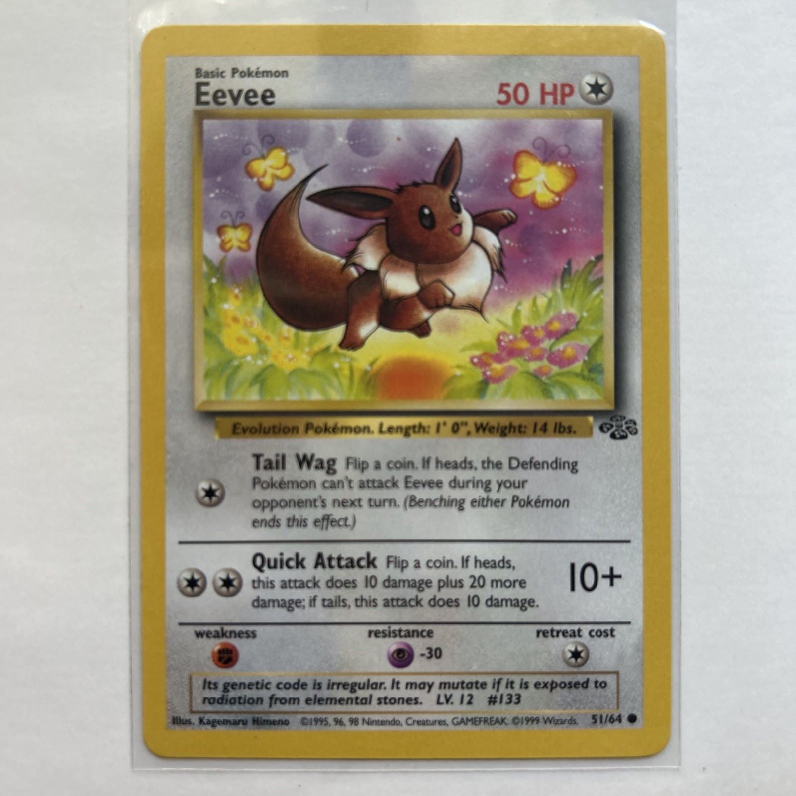 EEVEE - Jungle Set - 51/64 - Pokemon Card - LP