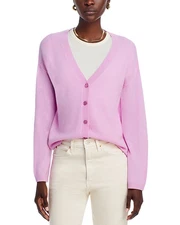 C by Bloomingdale's Cashmere V Neck Cardigan MSRP $178