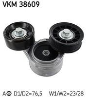 SKF Spannrolle, Keilrippenriemen U.A. FüR Dodge, Jeep